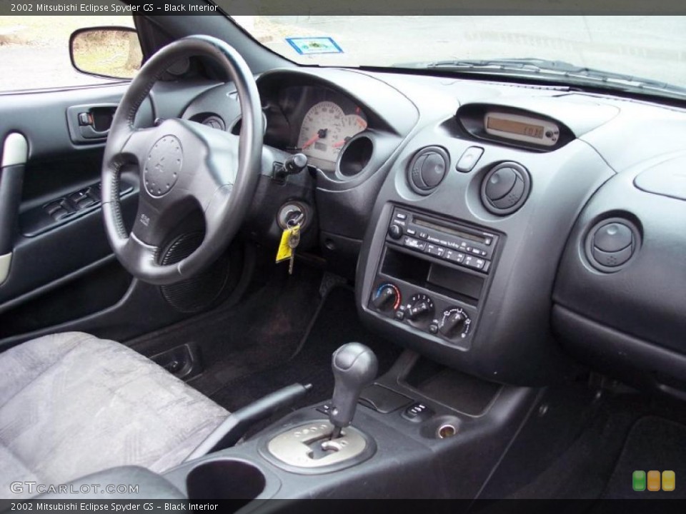 Black Interior Photo for the 2002 Mitsubishi Eclipse Spyder GS #46487625