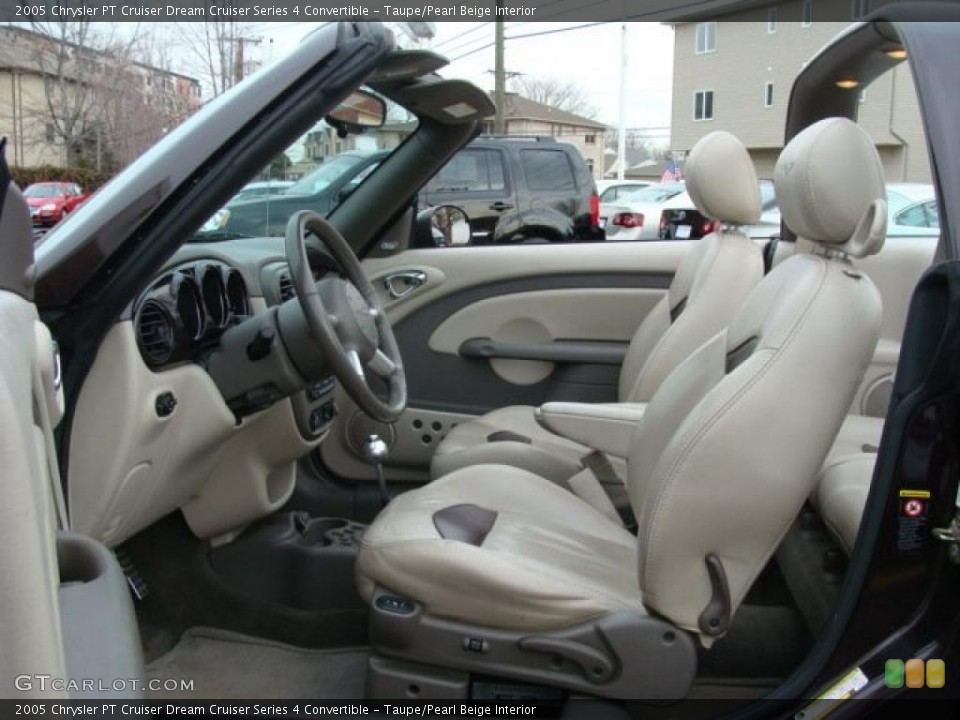 Taupe/Pearl Beige Interior Photo for the 2005 Chrysler PT Cruiser Dream Cruiser Series 4 Convertible #46489336