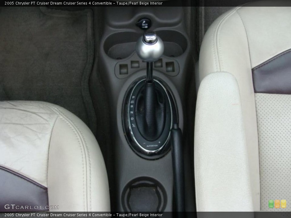 Taupe/Pearl Beige Interior Transmission for the 2005 Chrysler PT Cruiser Dream Cruiser Series 4 Convertible #46489412