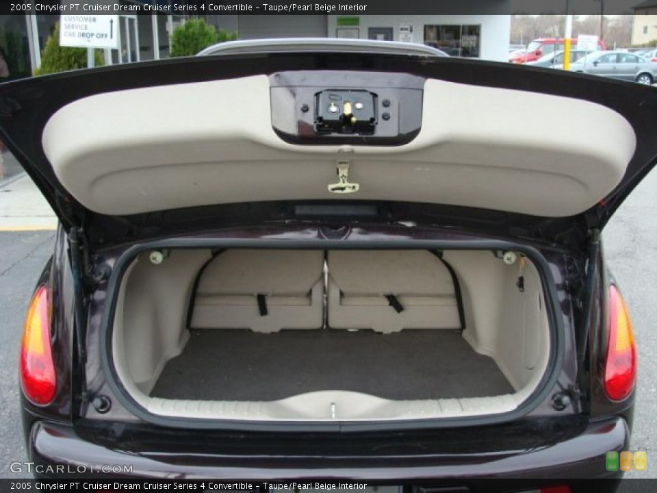 Taupe/Pearl Beige Interior Trunk for the 2005 Chrysler PT Cruiser Dream Cruiser Series 4 Convertible #46489440