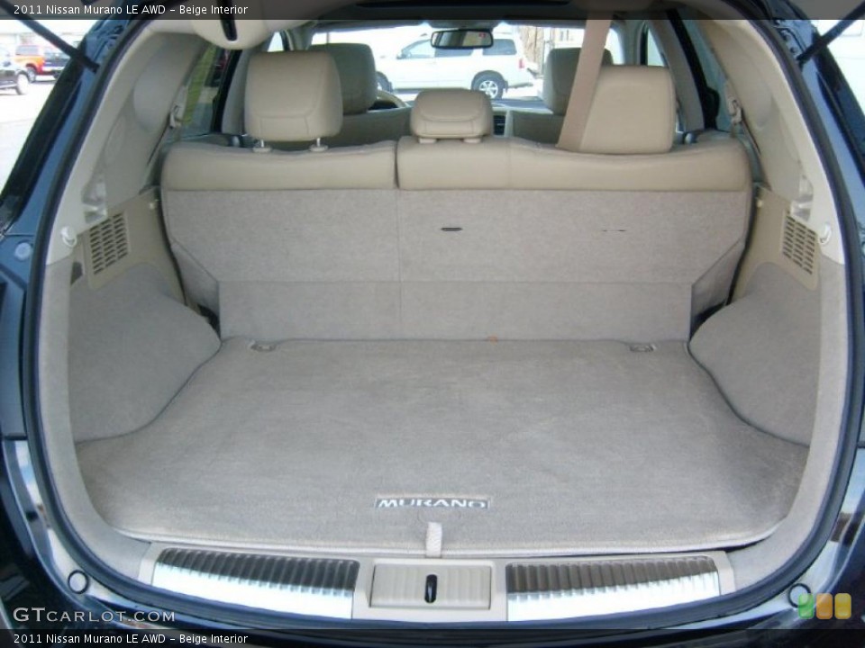 Beige Interior Trunk for the 2011 Nissan Murano LE AWD #46489752