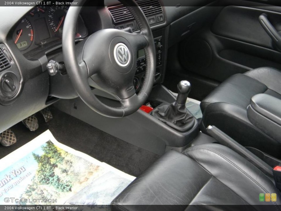 Black Interior Photo for the 2004 Volkswagen GTI 1.8T #46490574
