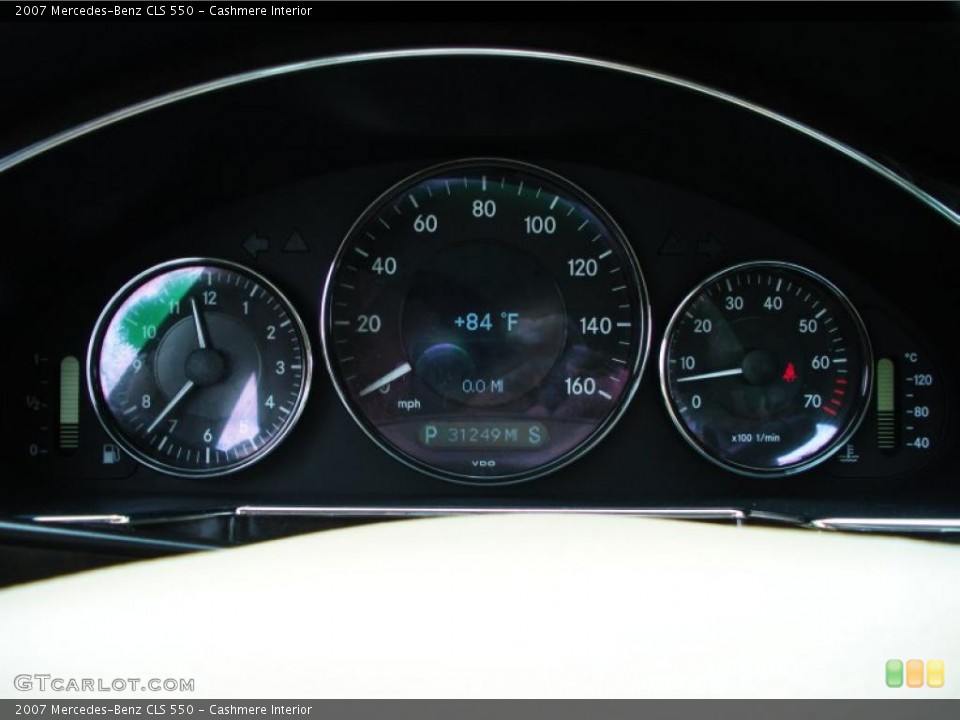 Cashmere Interior Gauges for the 2007 Mercedes-Benz CLS 550 #46491471
