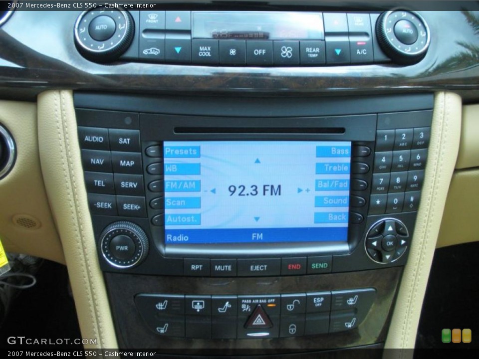 Cashmere Interior Controls for the 2007 Mercedes-Benz CLS 550 #46491501