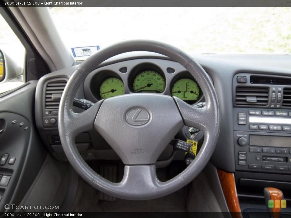 Light Charcoal Interior Steering Wheel for the 2000 Lexus GS 300 #46492221