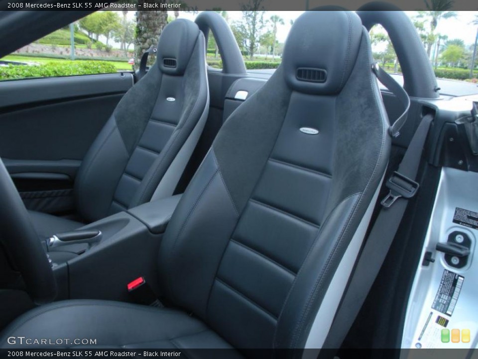 Black Interior Photo for the 2008 Mercedes-Benz SLK 55 AMG Roadster #46492239