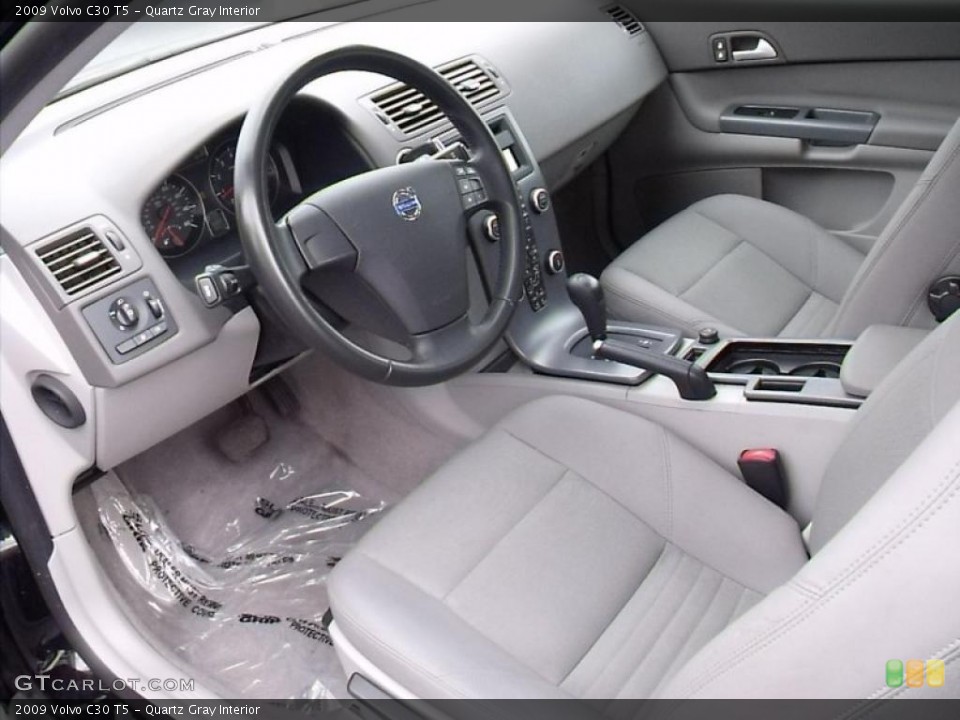 Quartz Gray 2009 Volvo C30 Interiors