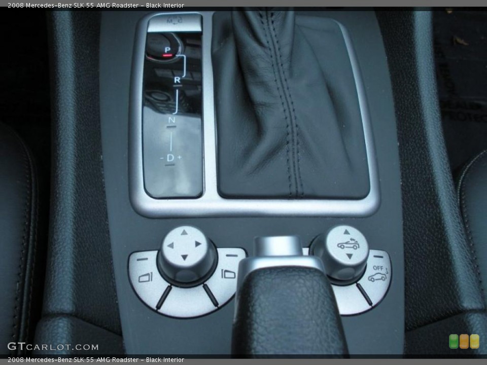 Black Interior Controls for the 2008 Mercedes-Benz SLK 55 AMG Roadster #46492404
