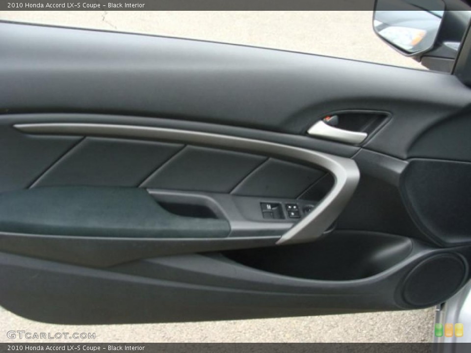 Black Interior Door Panel for the 2010 Honda Accord LX-S Coupe #46492590