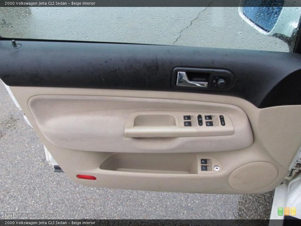 Beige Interior Door Panel for the 2000 Volkswagen Jetta GLS Sedan #46492737