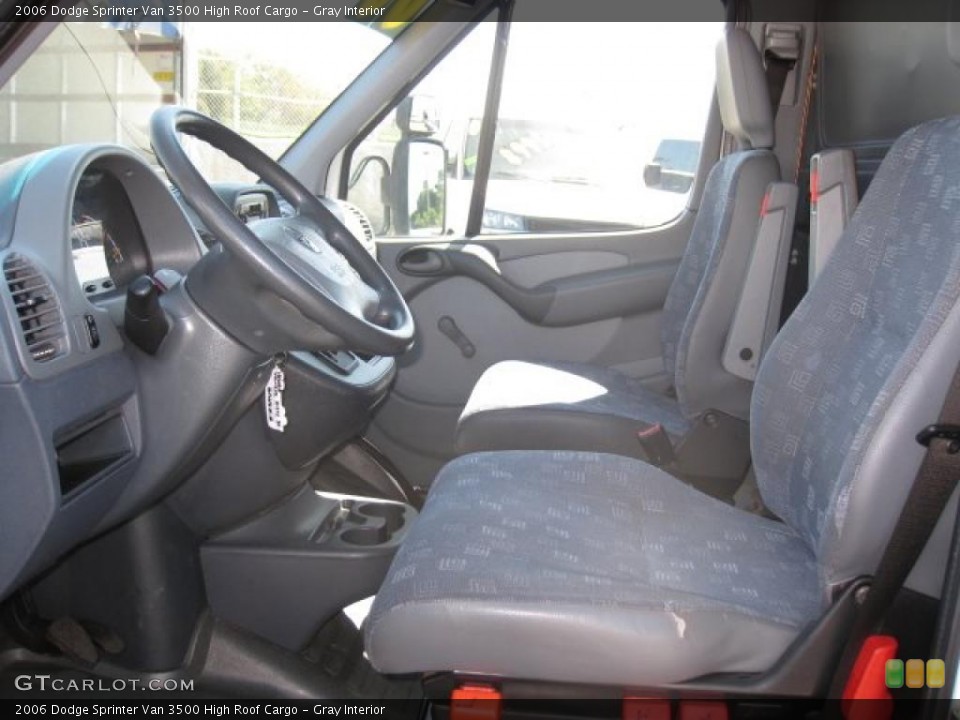 Gray Interior Photo for the 2006 Dodge Sprinter Van 3500 High Roof Cargo #46493163
