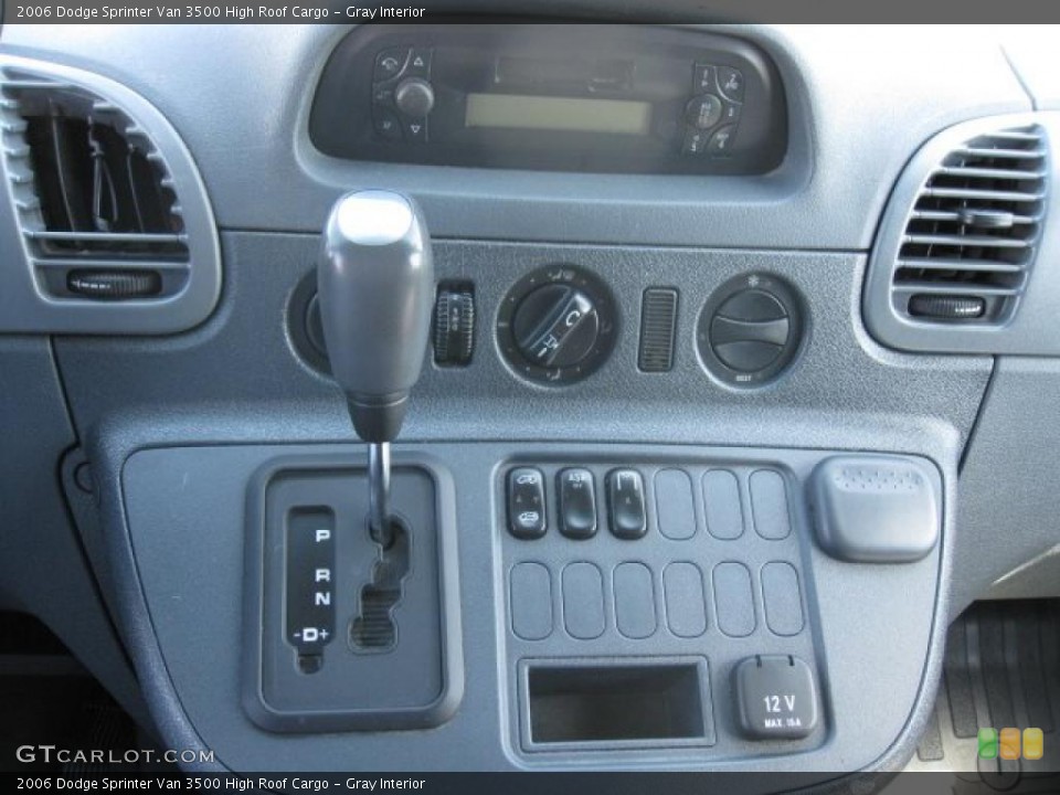 Gray Interior Controls for the 2006 Dodge Sprinter Van 3500 High Roof Cargo #46493196