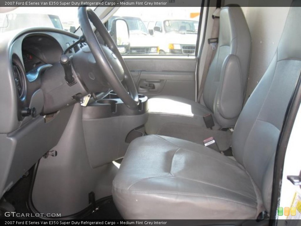 Medium Flint Grey Interior Photo for the 2007 Ford E Series Van E350 Super Duty Refrigerated Cargo #46493589