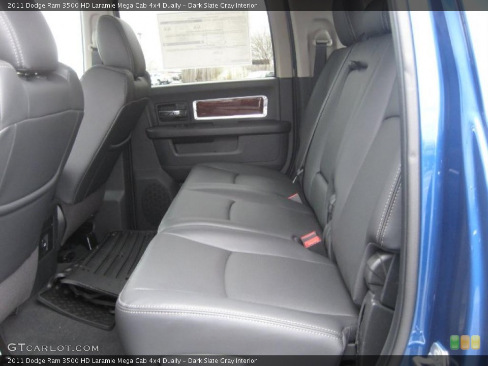 Dark Slate Gray Interior Photo for the 2011 Dodge Ram 3500 HD Laramie Mega Cab 4x4 Dually #46493718