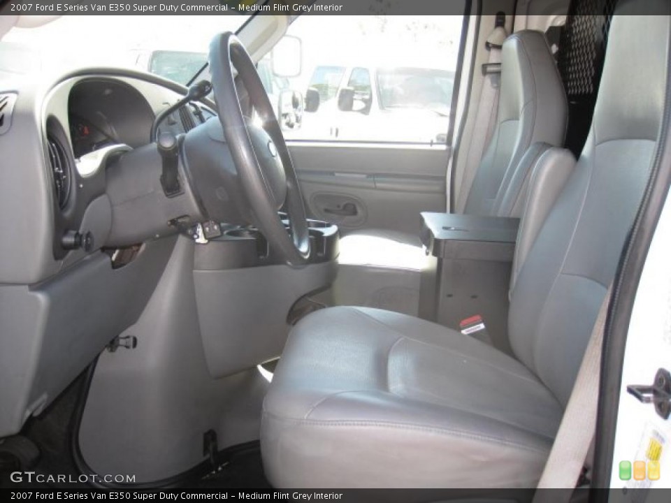 Medium Flint Grey Interior Photo for the 2007 Ford E Series Van E350 Super Duty Commercial #46493771
