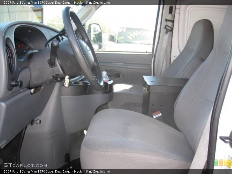 Medium Flint Grey Interior Photo for the 2007 Ford E Series Van E350 Super Duty Cargo #46494165