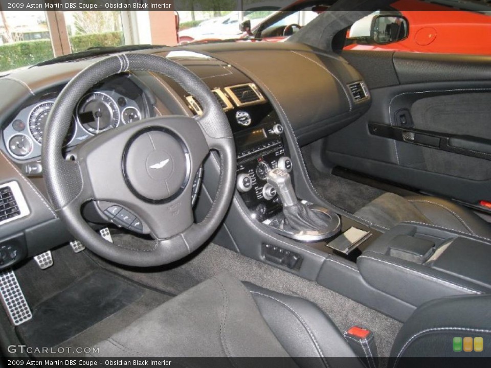 Obsidian Black Interior Prime Interior for the 2009 Aston Martin DBS Coupe #46494306