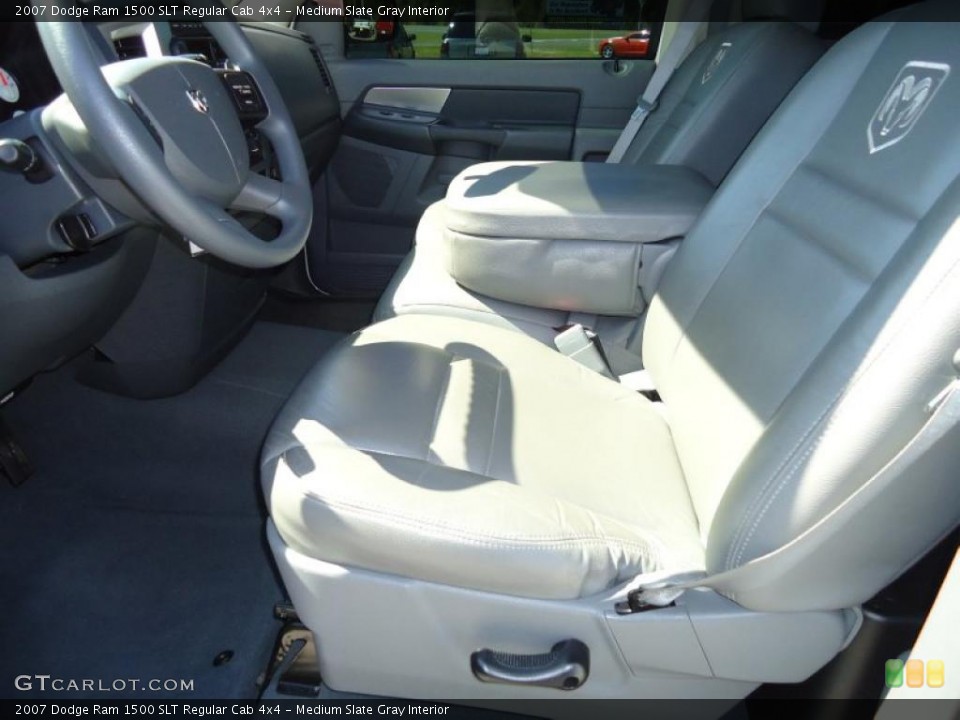 Medium Slate Gray Interior Photo for the 2007 Dodge Ram 1500 SLT Regular Cab 4x4 #46494891
