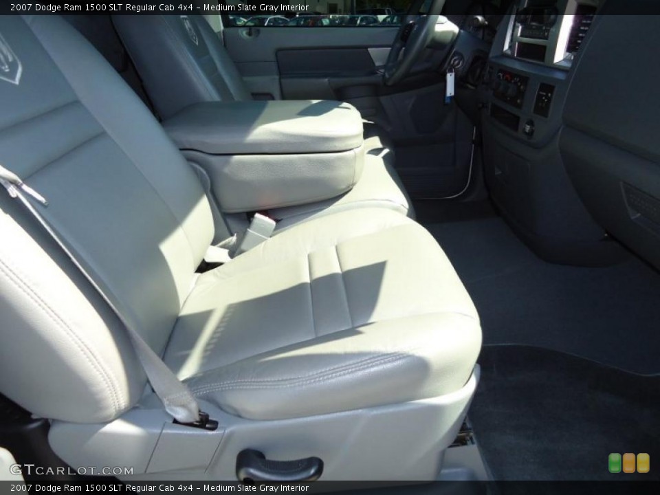 Medium Slate Gray Interior Photo for the 2007 Dodge Ram 1500 SLT Regular Cab 4x4 #46494954