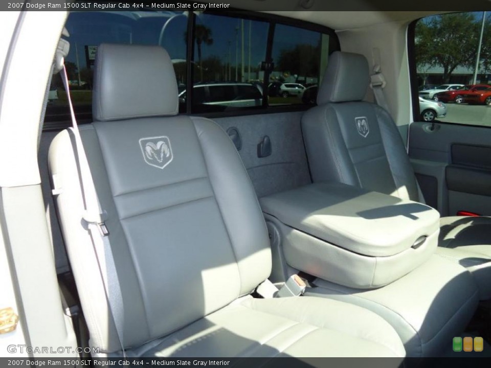 Medium Slate Gray Interior Photo for the 2007 Dodge Ram 1500 SLT Regular Cab 4x4 #46494963