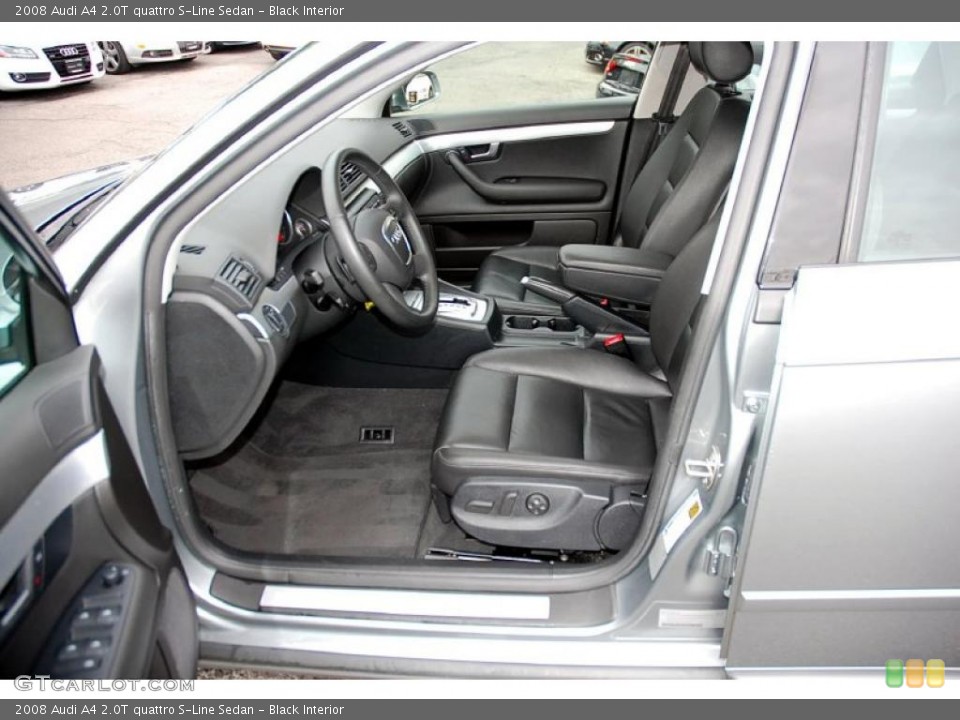 Black Interior Photo for the 2008 Audi A4 2.0T quattro S-Line Sedan #46496595