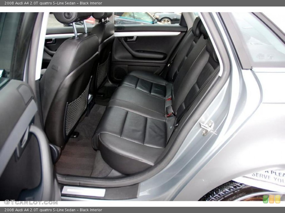 Black Interior Photo for the 2008 Audi A4 2.0T quattro S-Line Sedan #46496658
