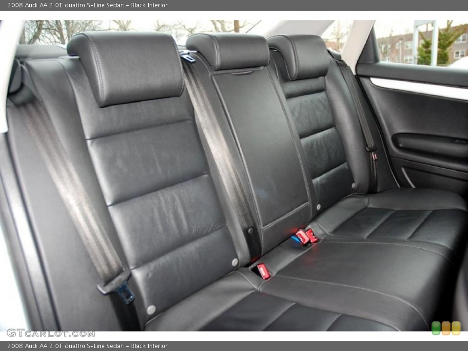 Black Interior Photo for the 2008 Audi A4 2.0T quattro S-Line Sedan #46496709