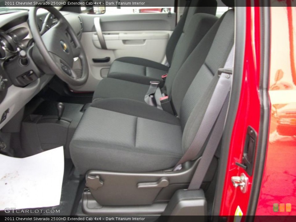 Dark Titanium Interior Photo for the 2011 Chevrolet Silverado 2500HD Extended Cab 4x4 #46497165