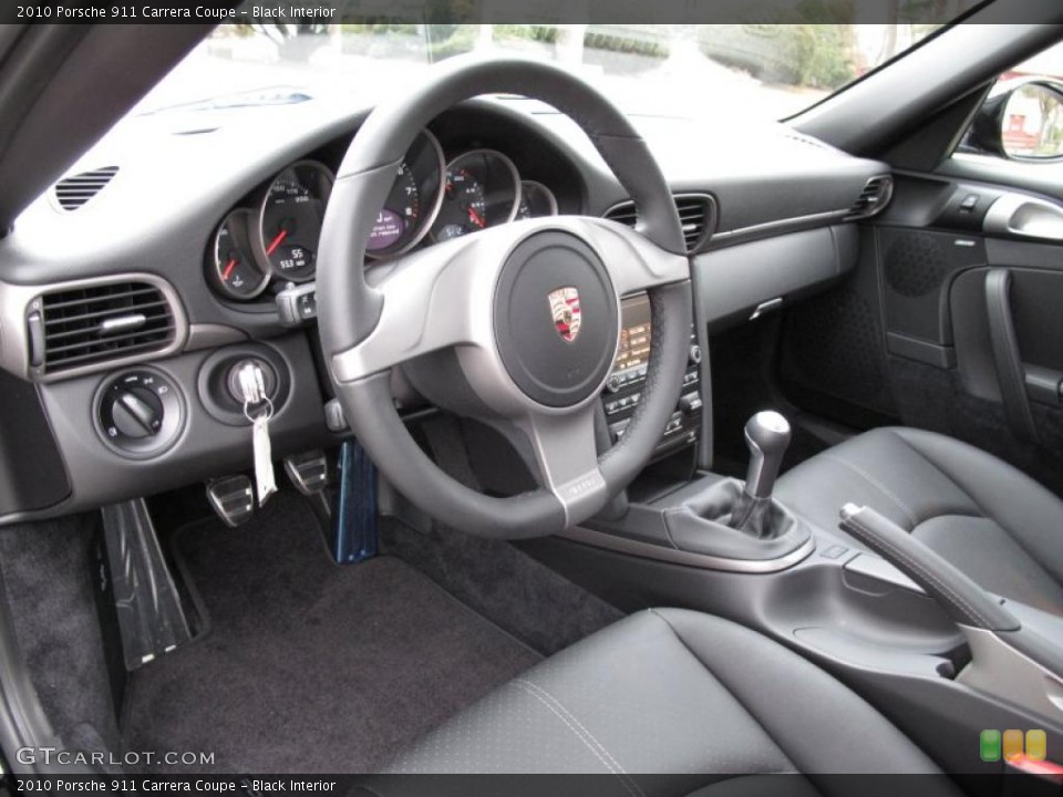 Black Interior Photo for the 2010 Porsche 911 Carrera Coupe #46497687