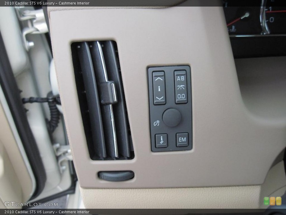 Cashmere Interior Controls for the 2010 Cadillac STS V6 Luxury #46500881