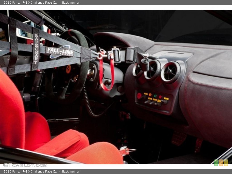 Black Interior Dashboard for the 2010 Ferrari F430 Challenge Race Car #46501613