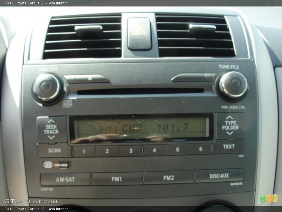 Ash Interior Controls for the 2011 Toyota Corolla LE #46501787