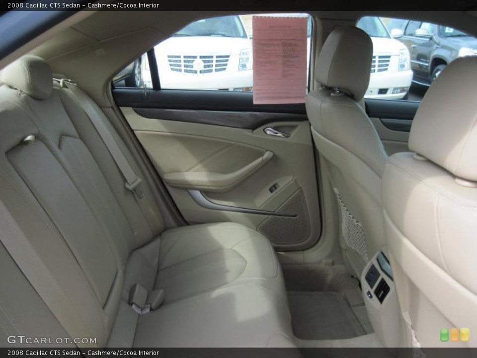 Cashmere/Cocoa Interior Photo for the 2008 Cadillac CTS Sedan #46501886