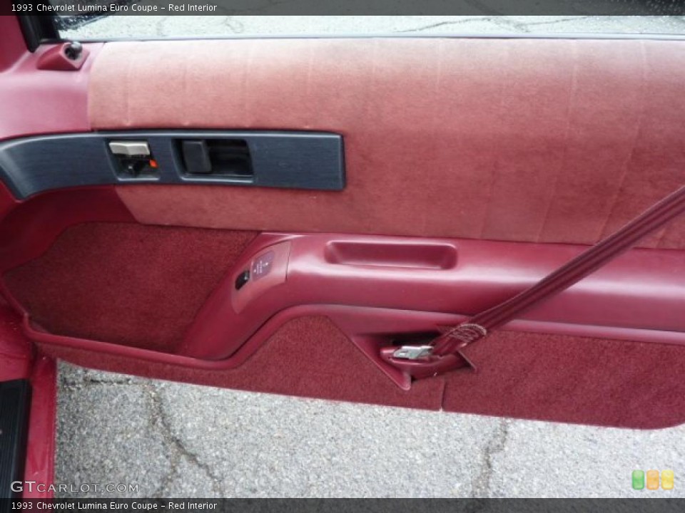 Red Interior Door Panel for the 1993 Chevrolet Lumina Euro Coupe #46502102
