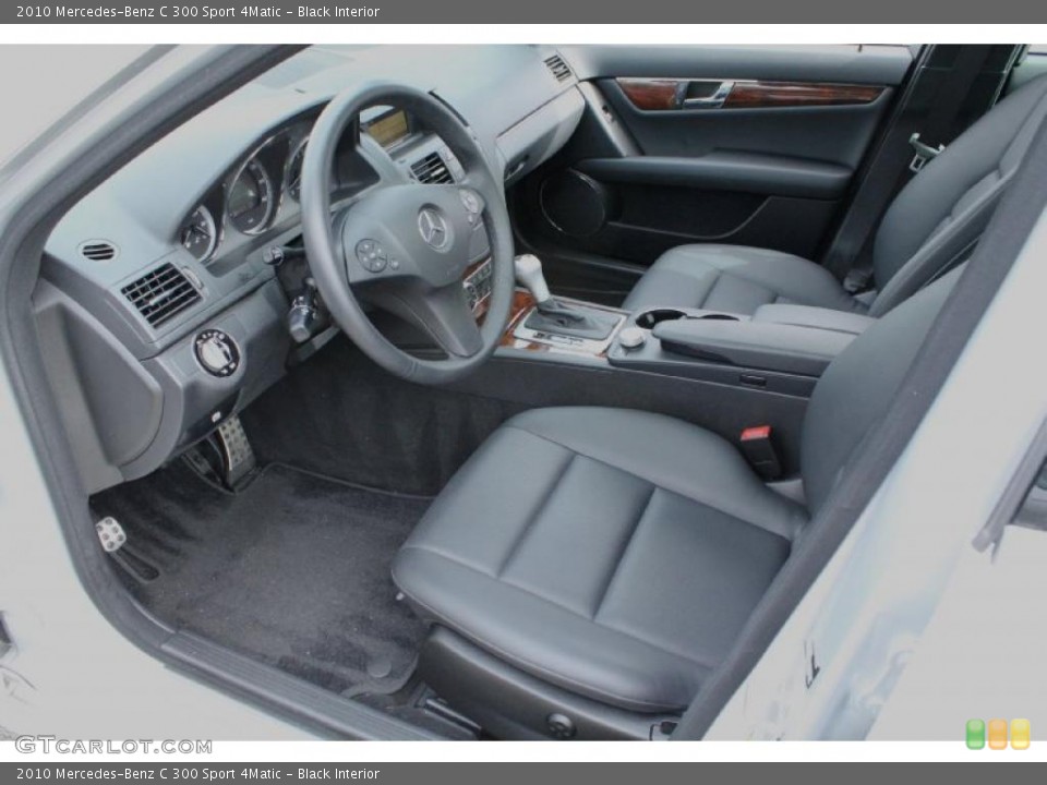 Black Interior Photo for the 2010 Mercedes-Benz C 300 Sport 4Matic #46502675