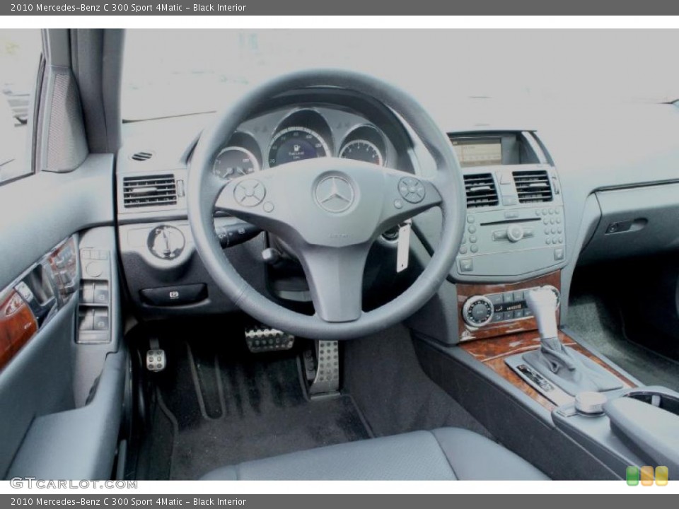 Black Interior Dashboard for the 2010 Mercedes-Benz C 300 Sport 4Matic #46502690