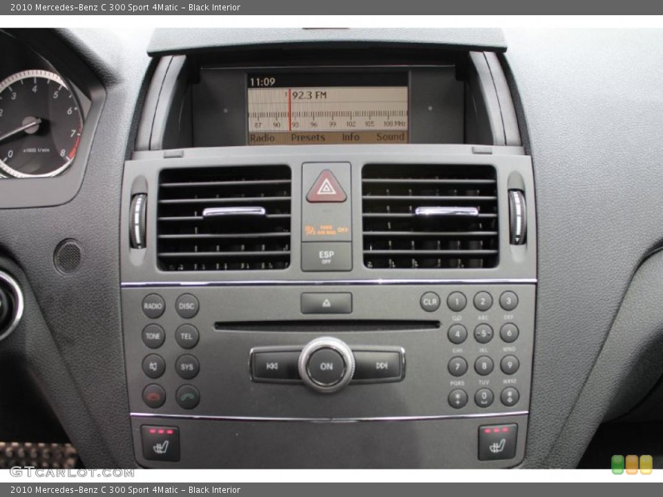 Black Interior Controls for the 2010 Mercedes-Benz C 300 Sport 4Matic #46502705