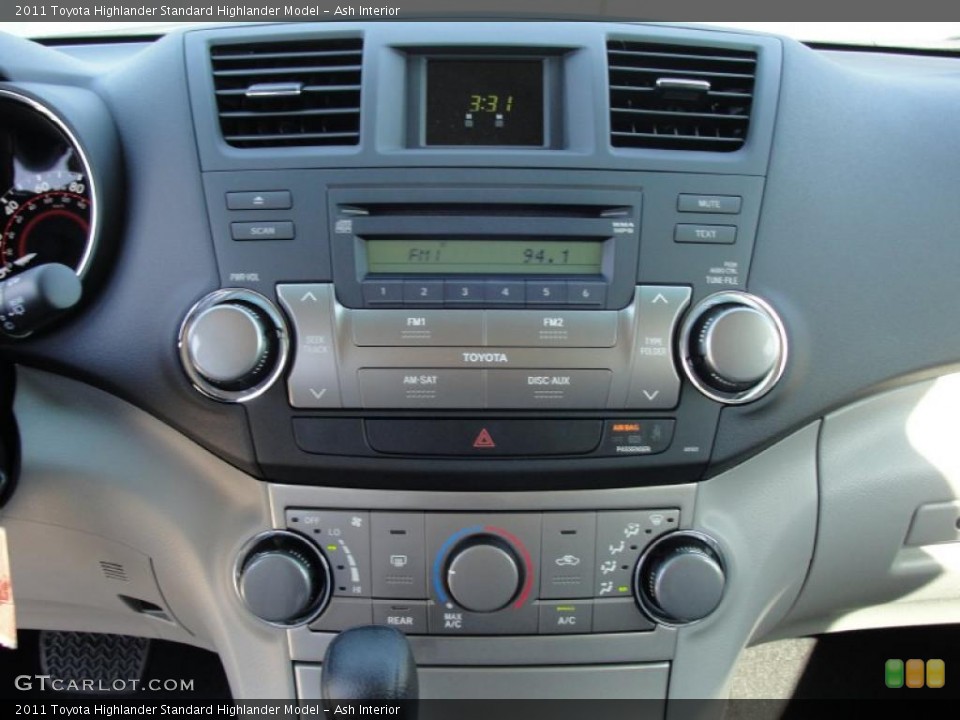 Ash Interior Controls for the 2011 Toyota Highlander  #46502831