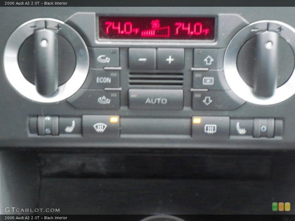 Black Interior Controls for the 2006 Audi A3 2.0T #46503197
