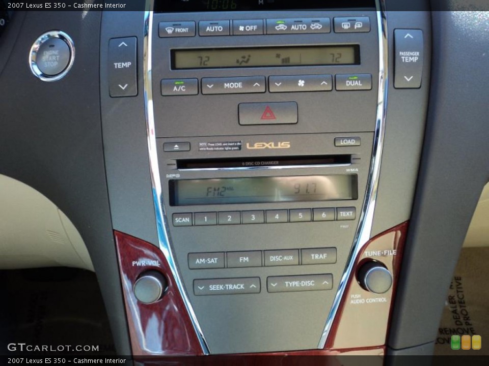 Cashmere Interior Controls for the 2007 Lexus ES 350 #46505860