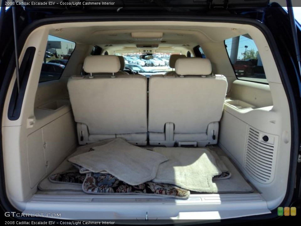 Cocoa/Light Cashmere Interior Trunk for the 2008 Cadillac Escalade ESV #46506206