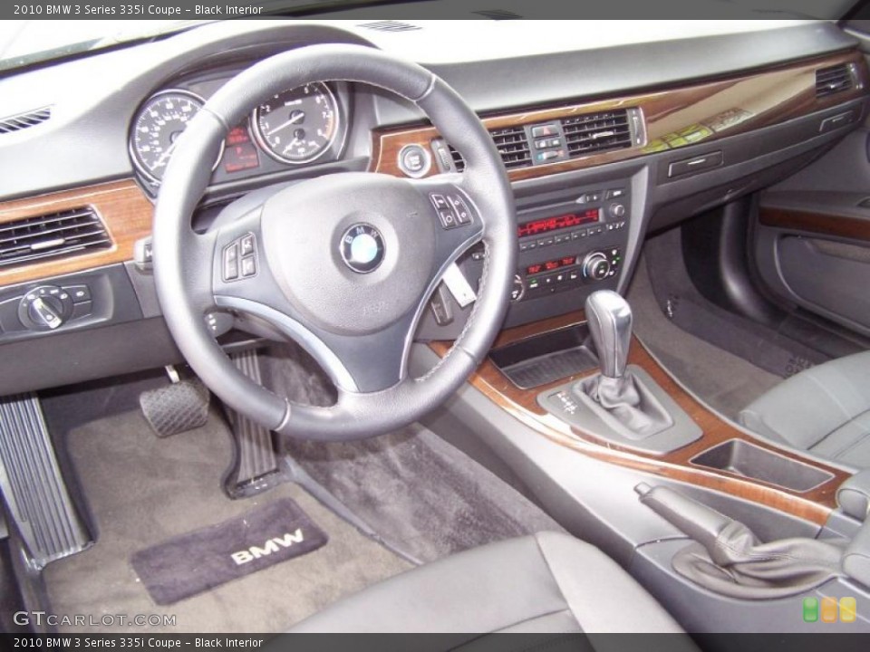 Black Interior Prime Interior for the 2010 BMW 3 Series 335i Coupe #46509044