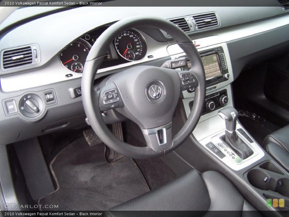 Black Interior Prime Interior for the 2010 Volkswagen Passat Komfort Sedan #46509329