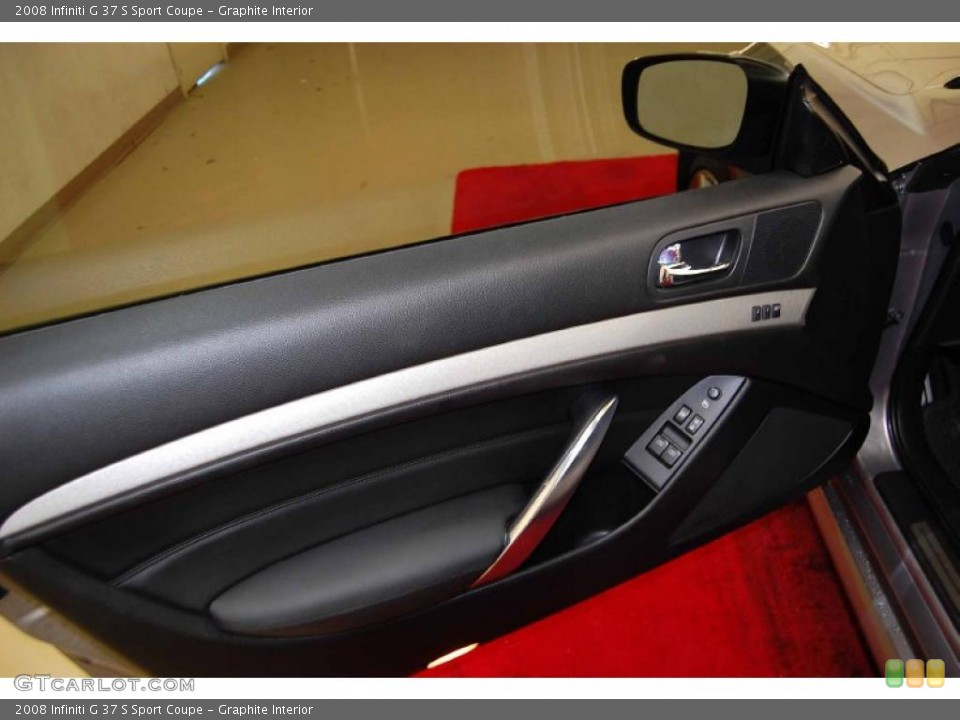 Graphite Interior Door Panel for the 2008 Infiniti G 37 S Sport Coupe #46509821