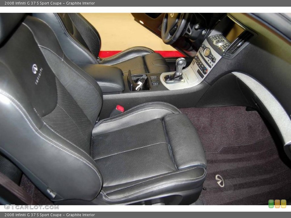 Graphite Interior Photo for the 2008 Infiniti G 37 S Sport Coupe #46509947