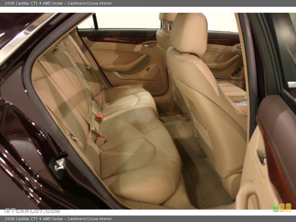 Cashmere/Cocoa Interior Photo for the 2008 Cadillac CTS 4 AWD Sedan #46510643