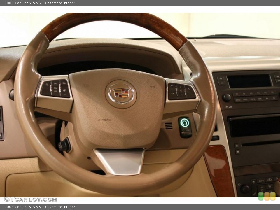 Cashmere Interior Steering Wheel for the 2008 Cadillac STS V6 #46510862