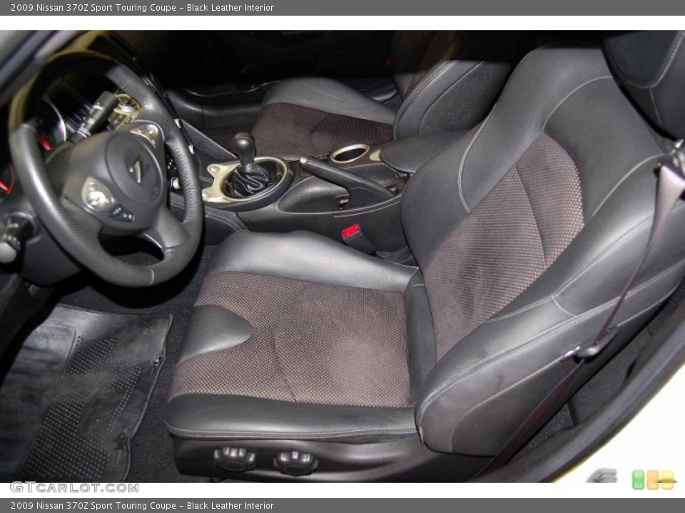 Black Leather Interior Photo for the 2009 Nissan 370Z Sport Touring Coupe #46510928