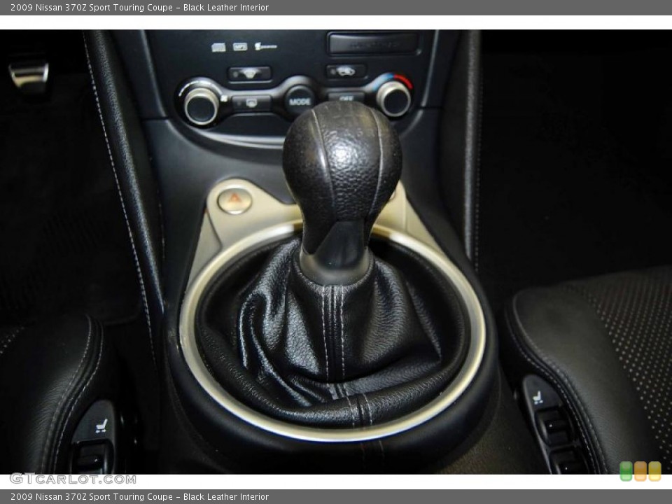 Black Leather Interior Transmission for the 2009 Nissan 370Z Sport Touring Coupe #46511048