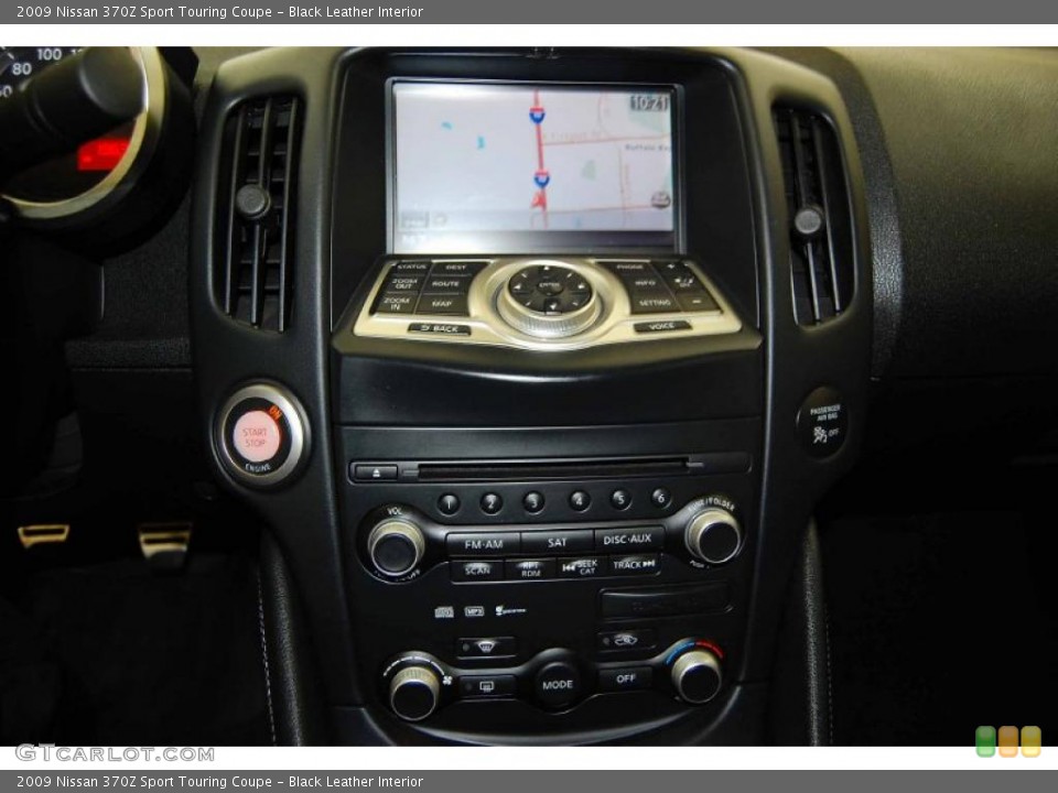 Black Leather Interior Navigation for the 2009 Nissan 370Z Sport Touring Coupe #46511063